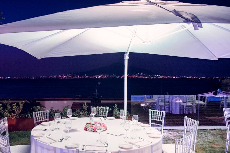 Area wellness di notte