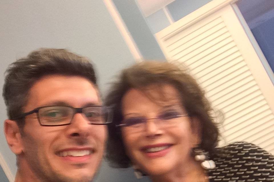 Con Claudia Cardinale