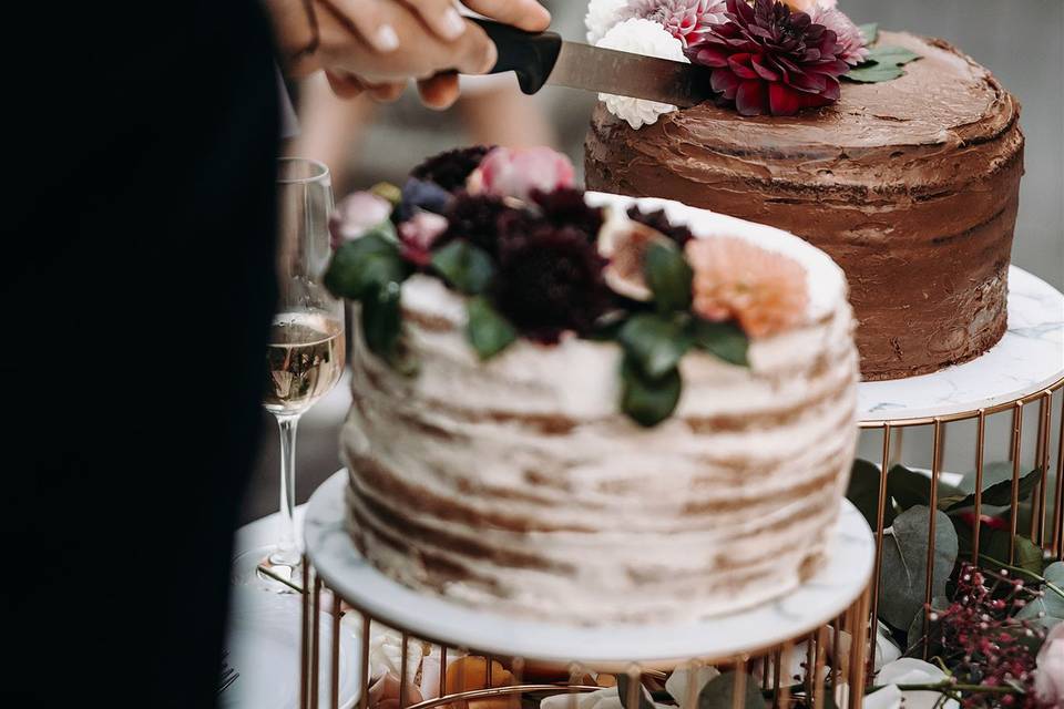 Torta nuziale veg