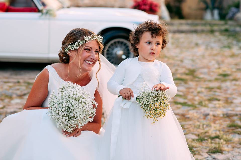 Coroncina fiori e bouquet