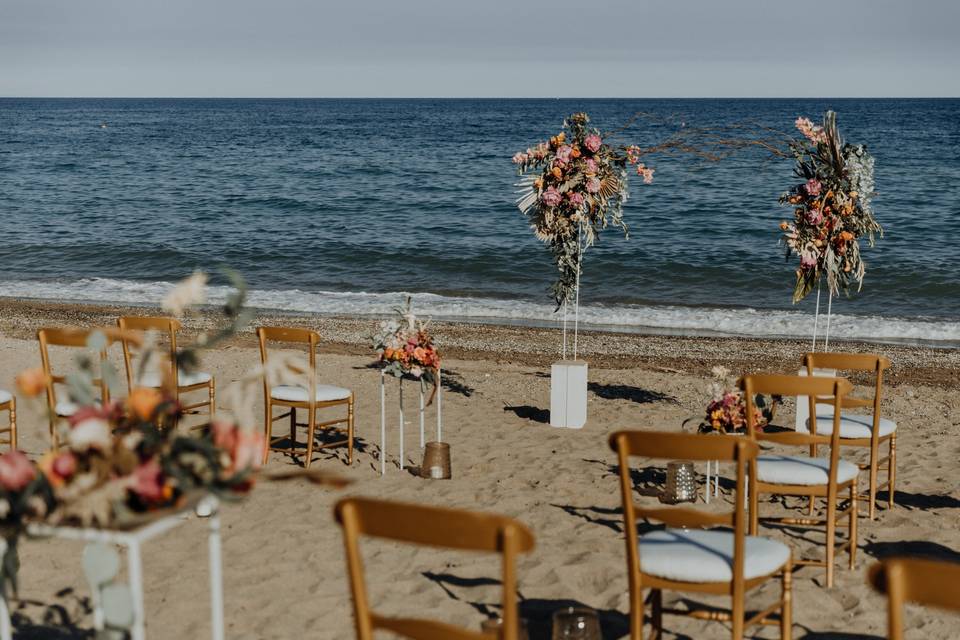 Cerimonia in spiaggia