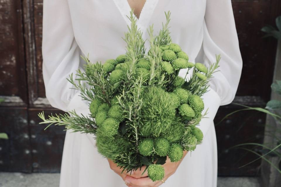 Bouquet total green