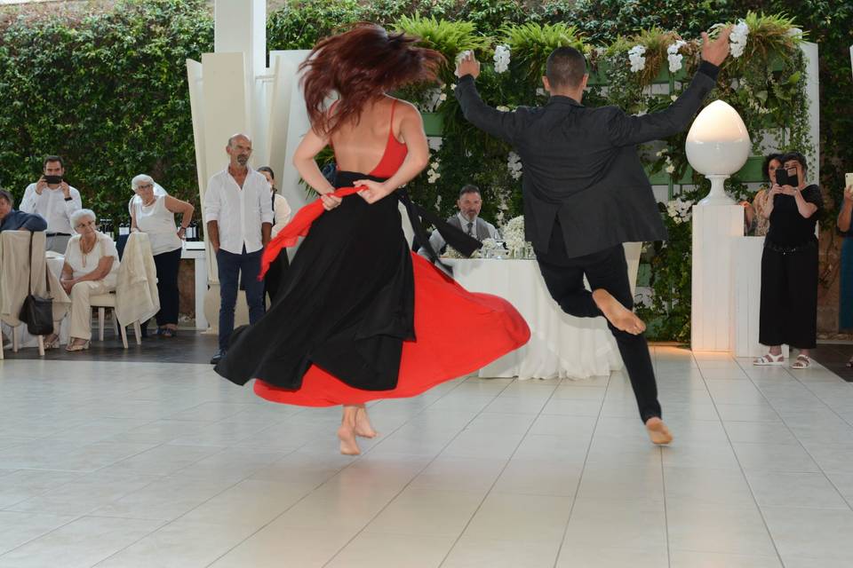 Pizzica show matrimonio