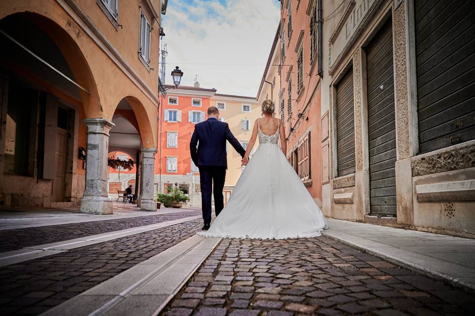 Primi attimi del matrimonio