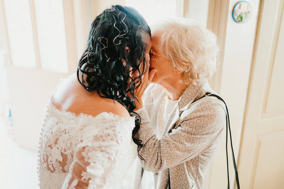 Sposa e sua mamma