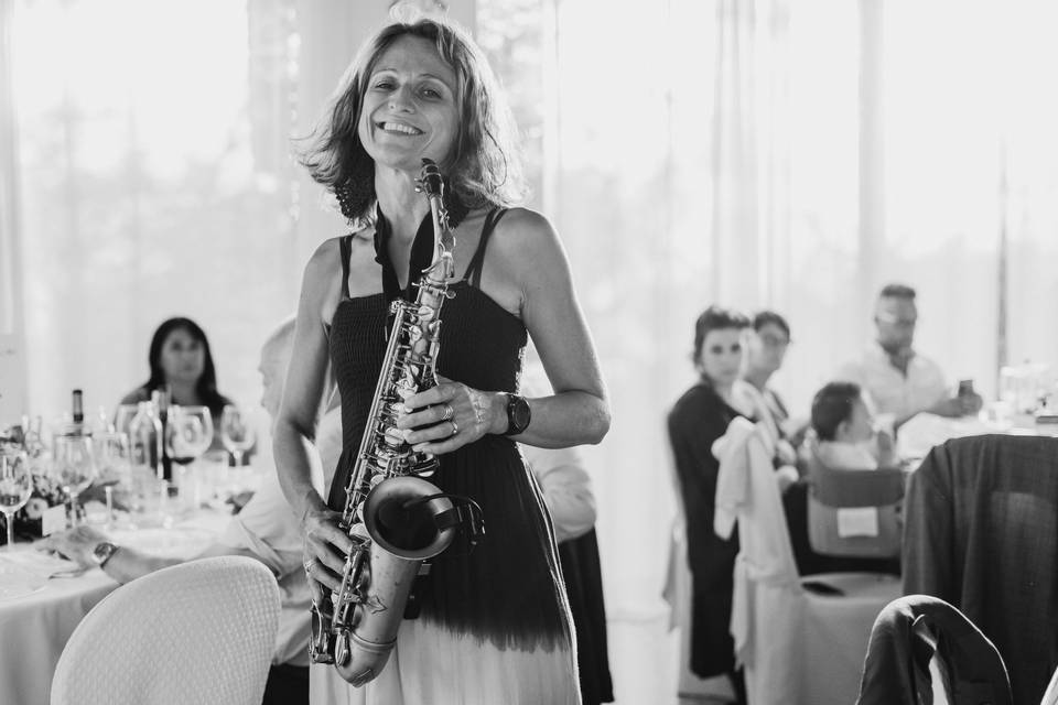 Musicista durante il matrimoni