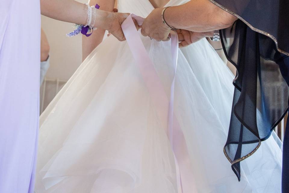 Matrimonio -preparazione sposa