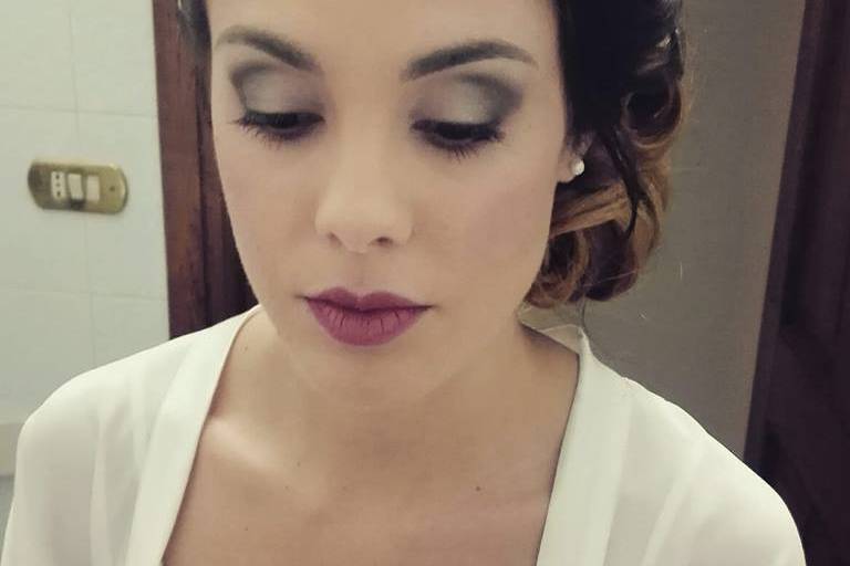 Wedding day carmen make up