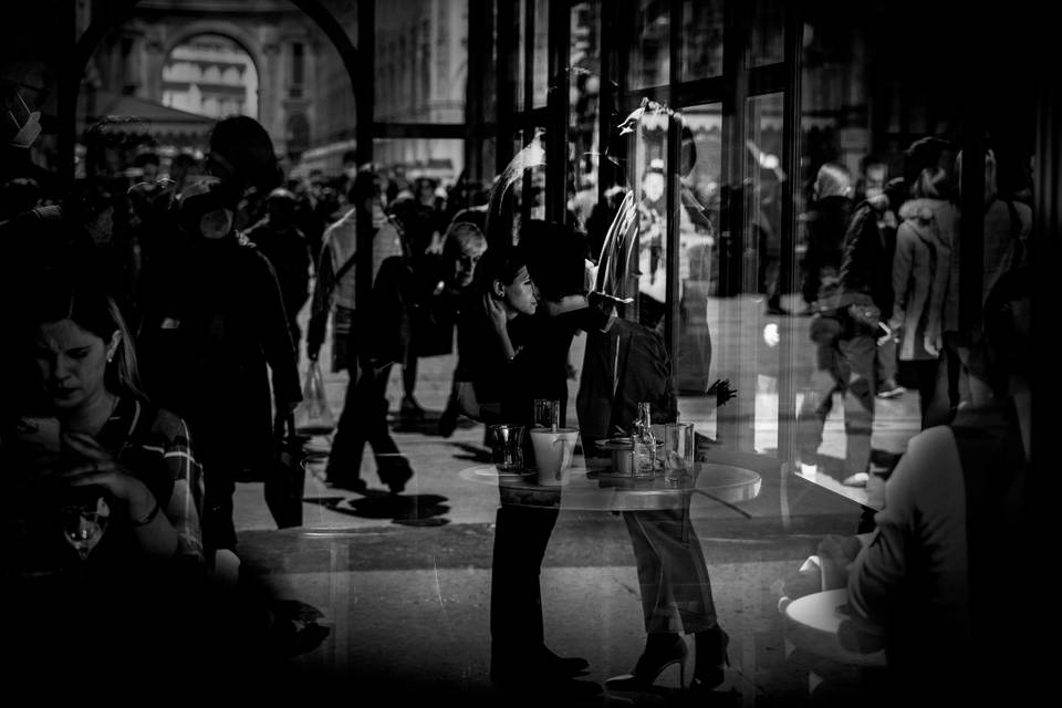 Omaggio a Doisneau in Galleria