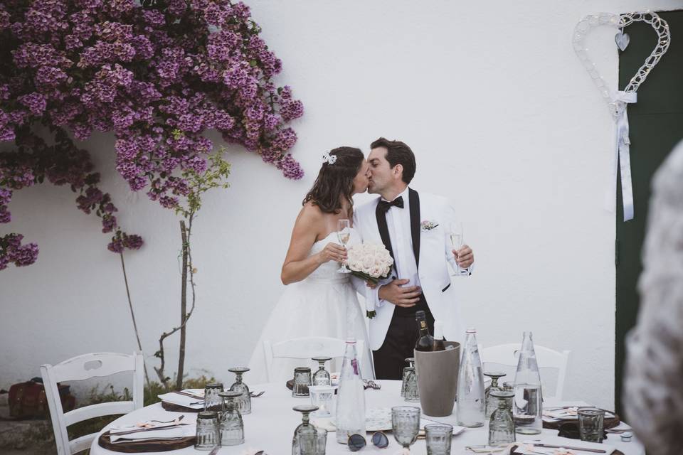 Wedding in a typical farmhouse