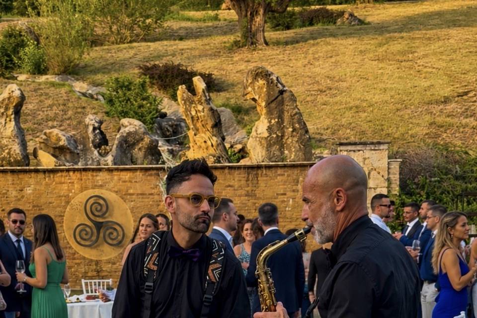 Sax e percussioni