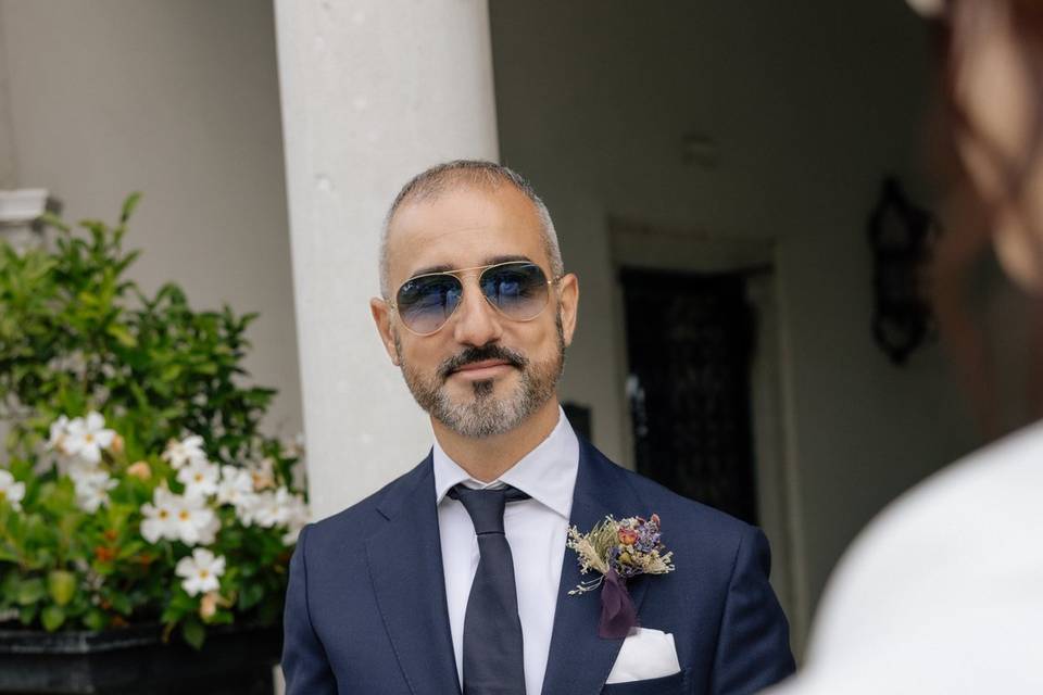 Bottoniera sposo
