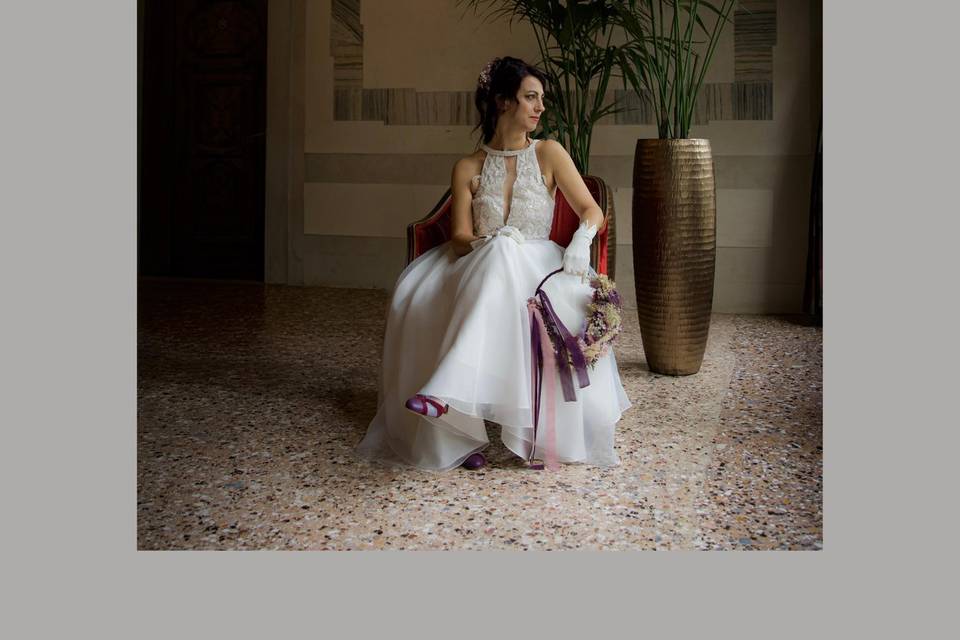 Bouquet sposa a cerchio