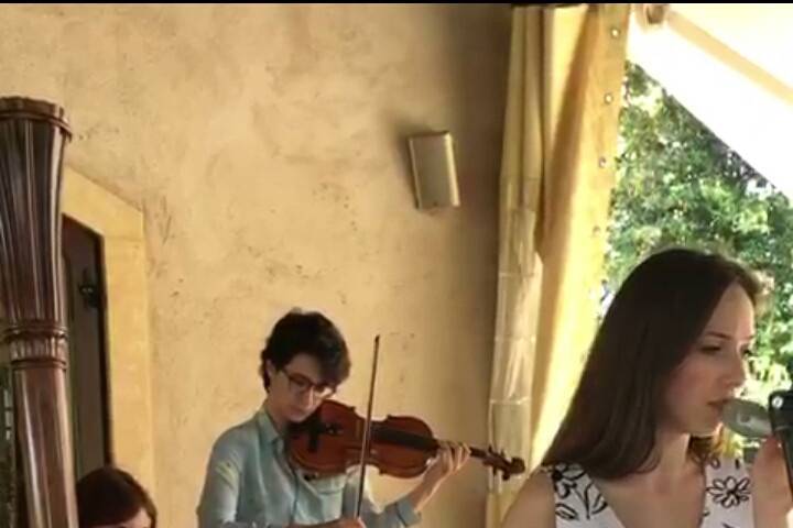 Arpa Violino e Voce