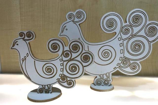 Pavoncelle Sarde mdf 5 mm