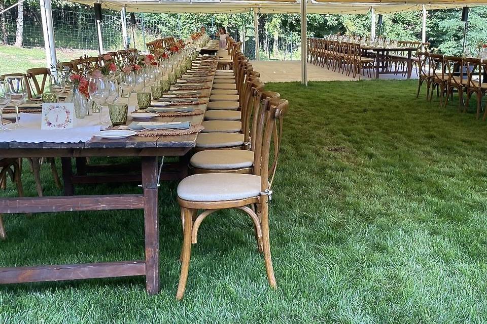 Allestimento cena