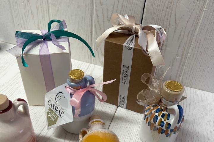 Oliere con confezione