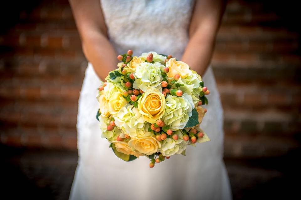 La Sposa ed il bouquet