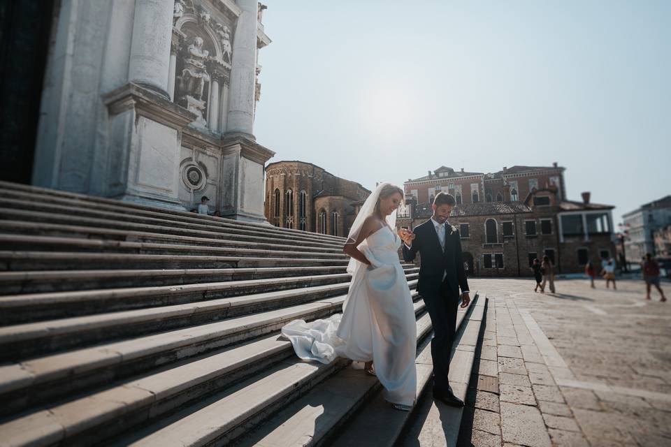 Gli sposi a Venezia