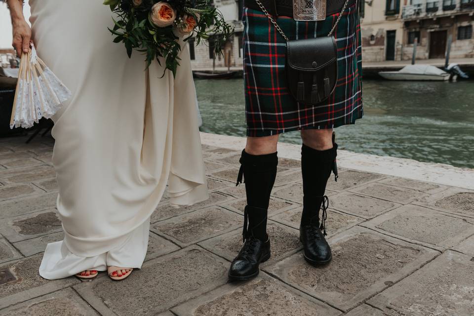 Matrimonio scozzese venezia