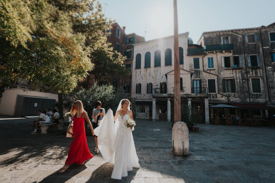 Sposa abito cerimonia venezia