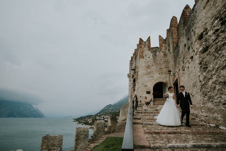 Sposi al lago di garda