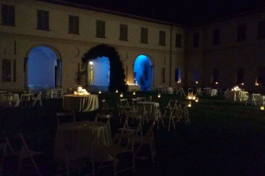Chiostro notturno