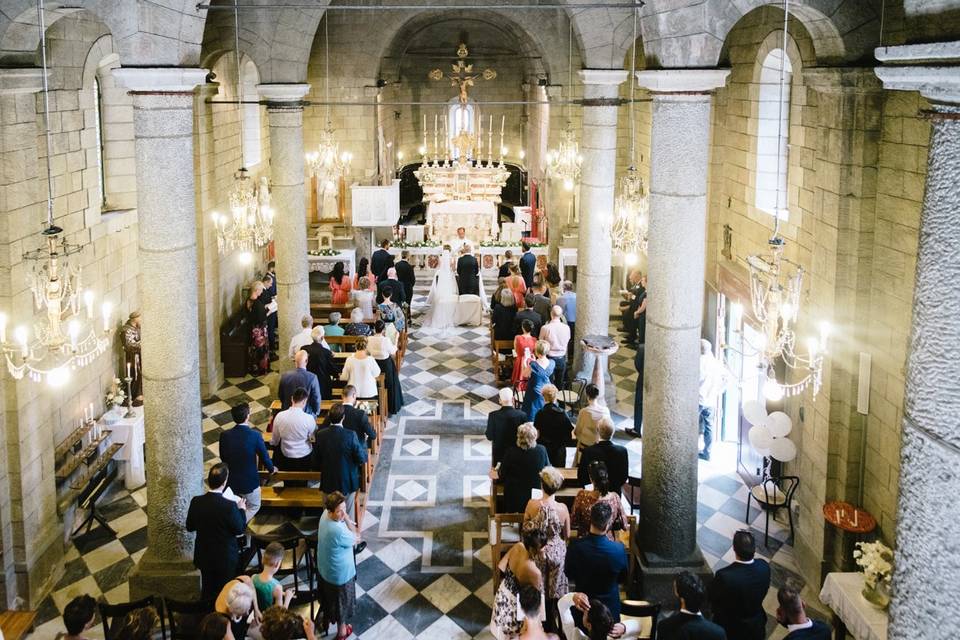 Vista della chiesa