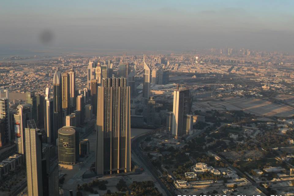 Dubai dall'alto