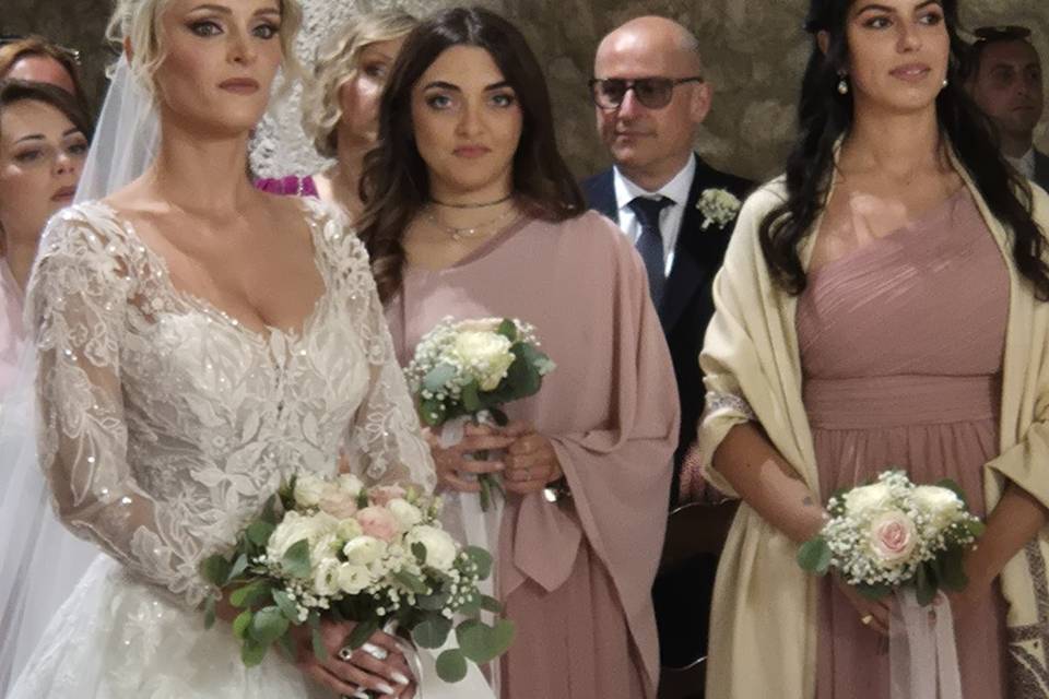 Sposa e damigelle