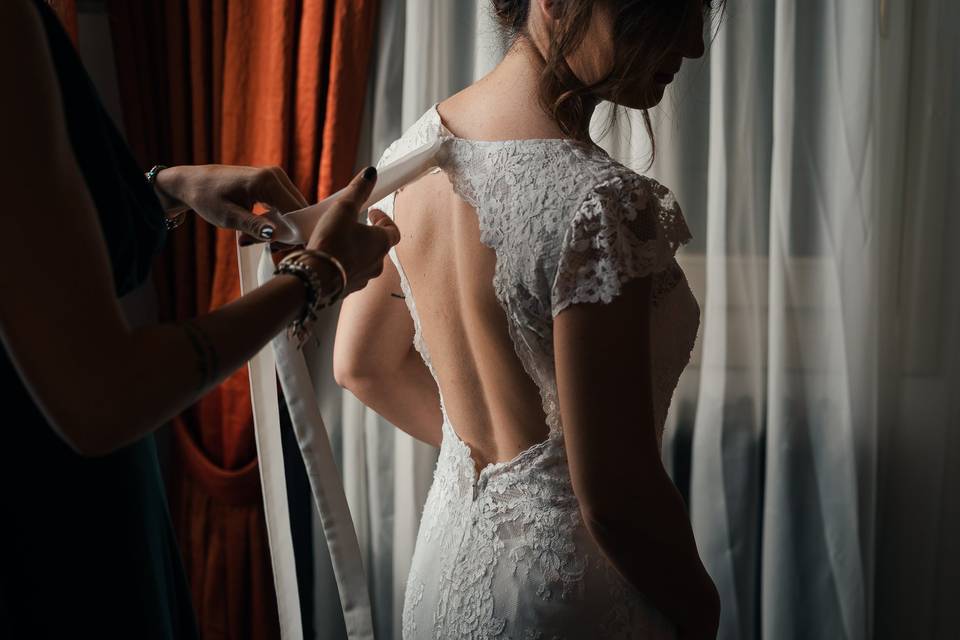 Preparazione sposa