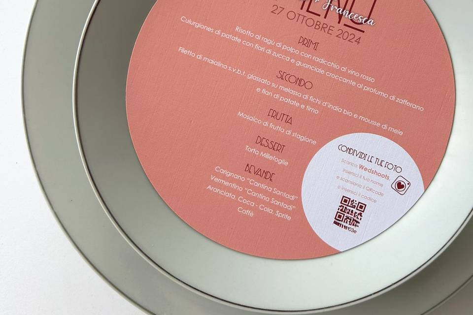 Menu tondo