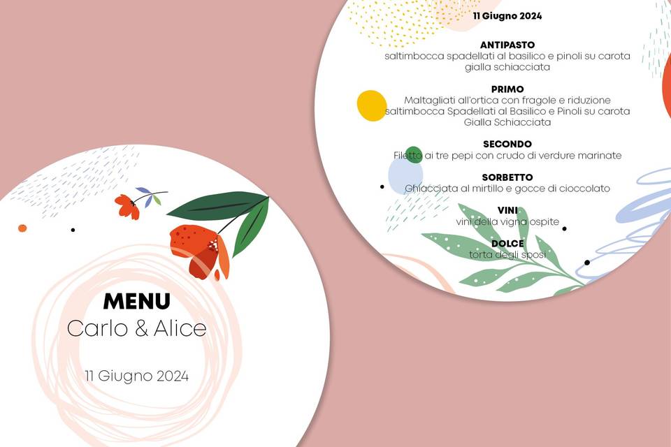 Menu girotondo