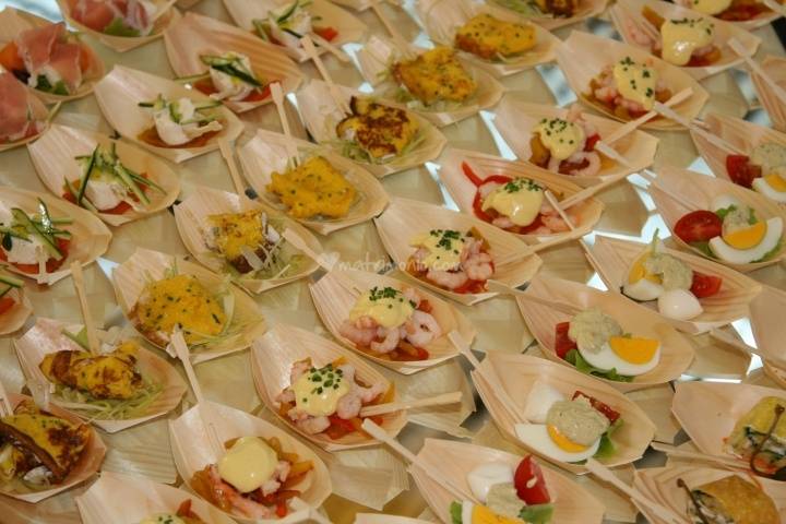 Finger food per buffet