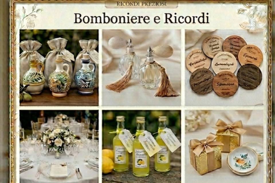 Alcuni allestimenti bomboniere