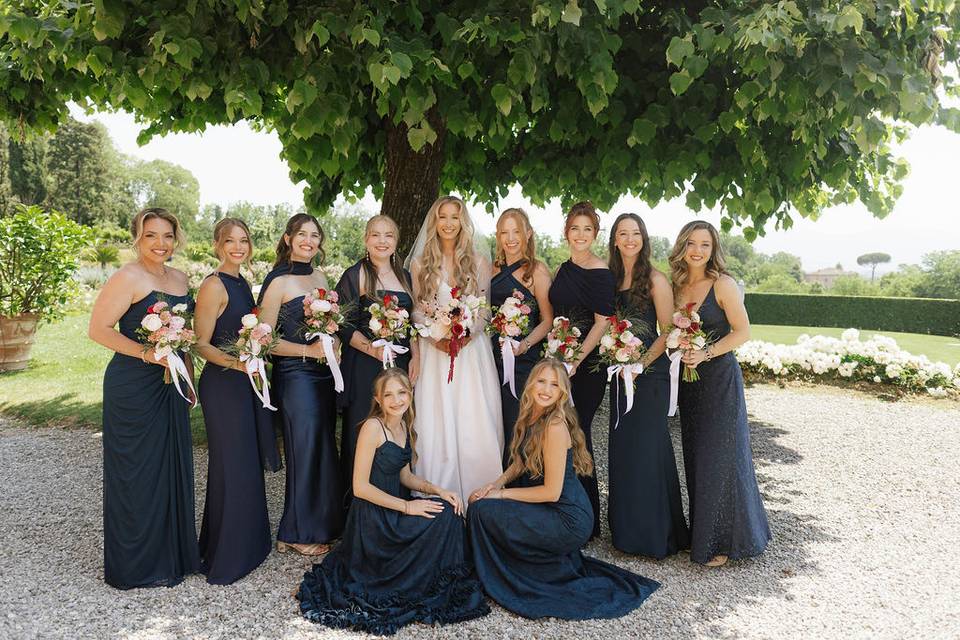 Sposa con Damigelle