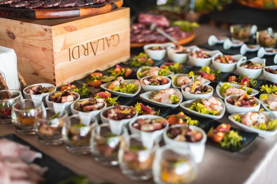 Buffet antipasti