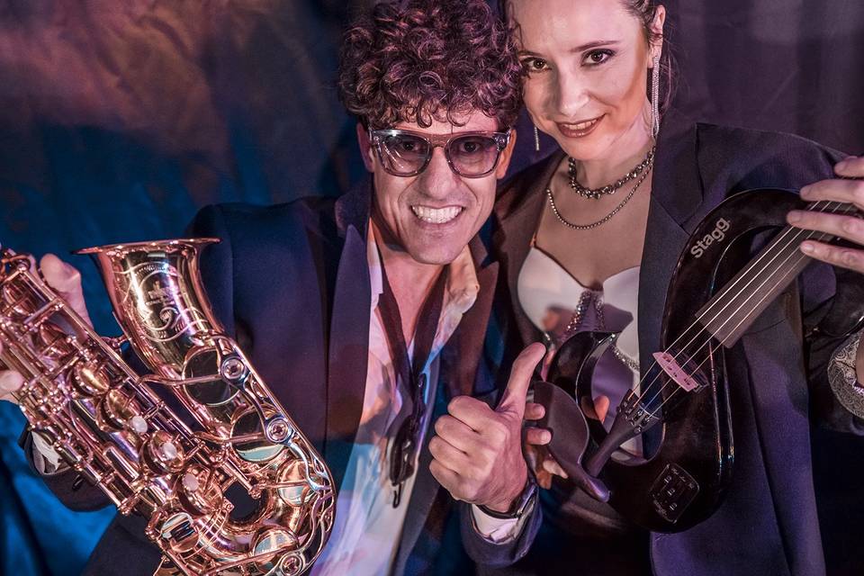 Sax e violino per aperitvi