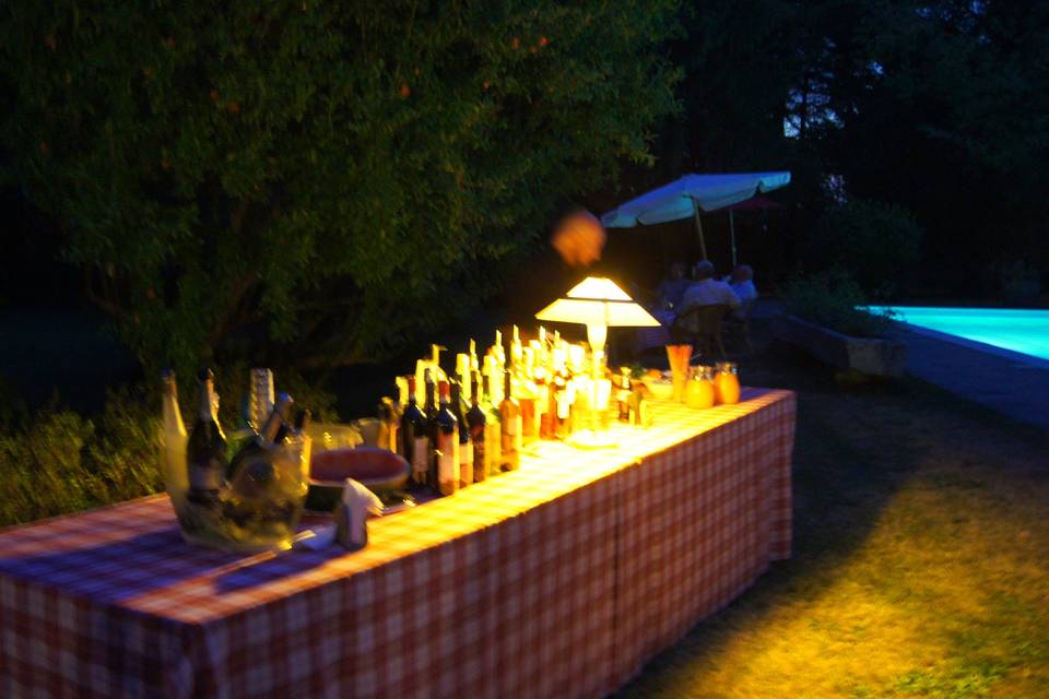 Open bar al lume di candela