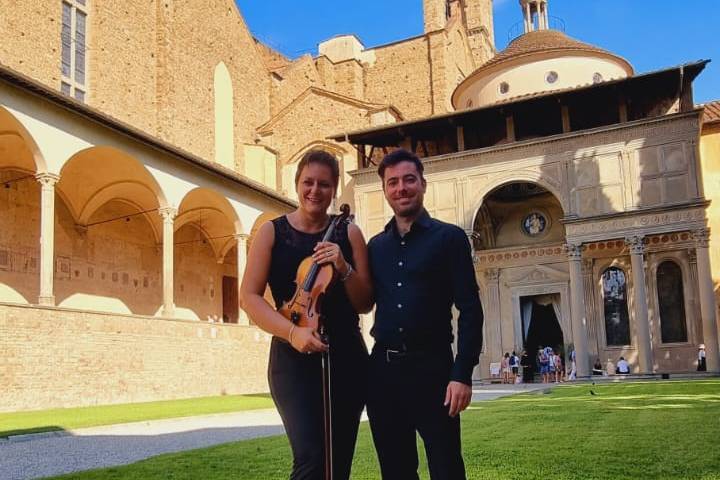 Arpa e violino , Basilica di S