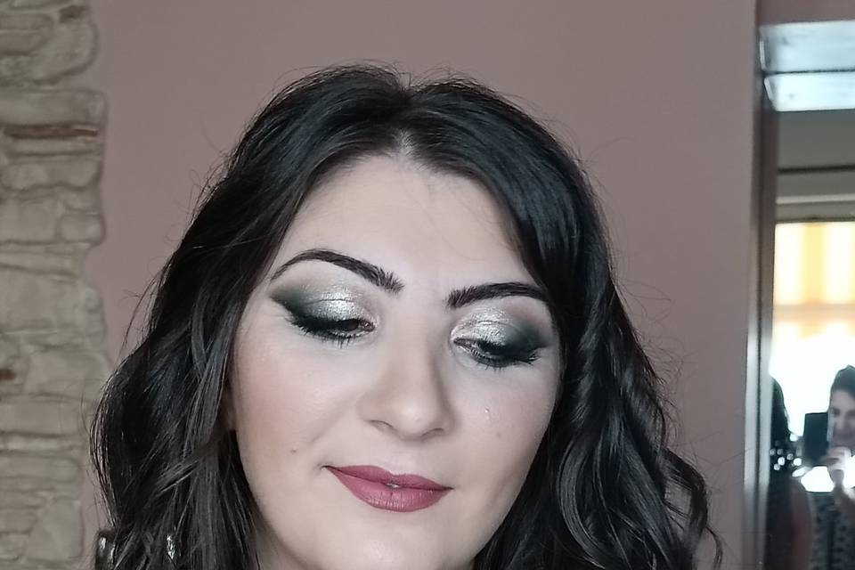 Trucco sposa verde