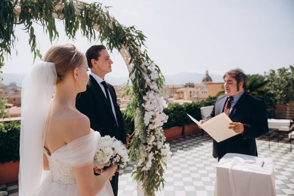 Symbolic Wedding in Palermo