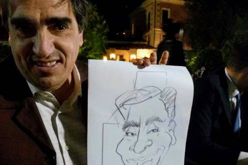 Caricatura di ccppia