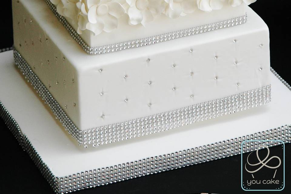 Wedding cake con brillanti