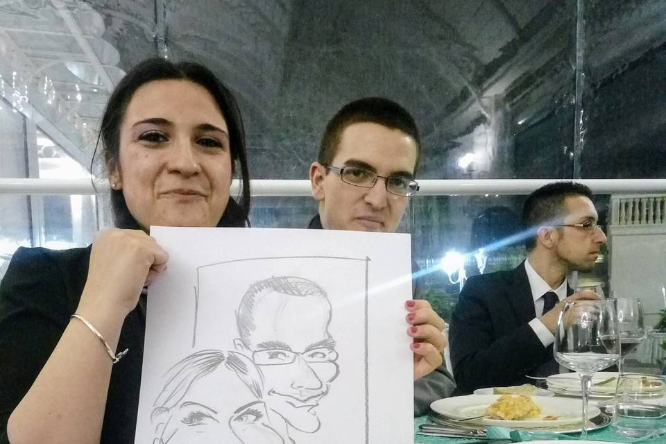 Caricatura famiglia