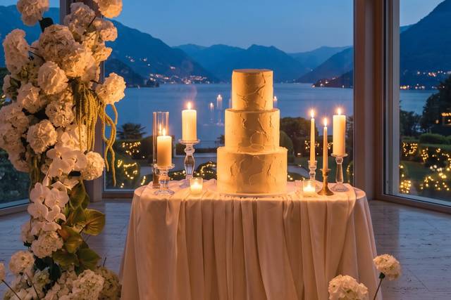 Allestimento tavolo torta