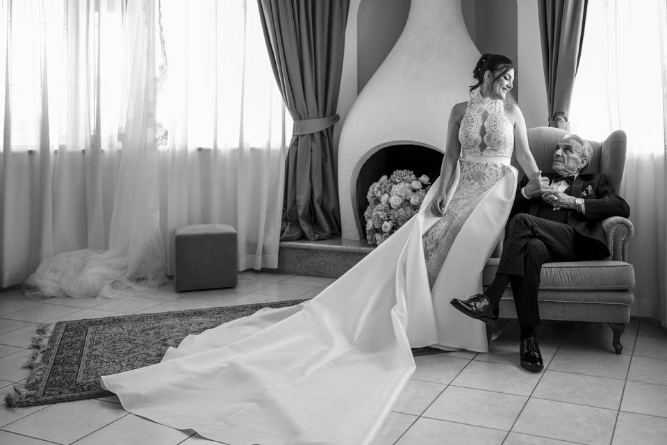 Bride and Dad