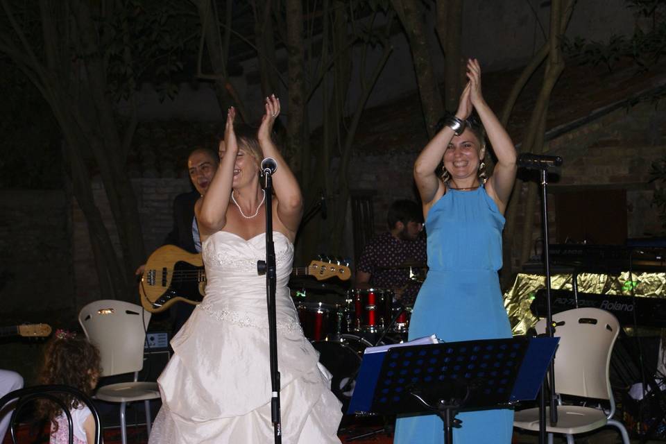 La sposa con la band!