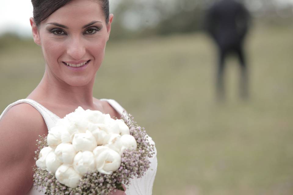 Bride make-up monica