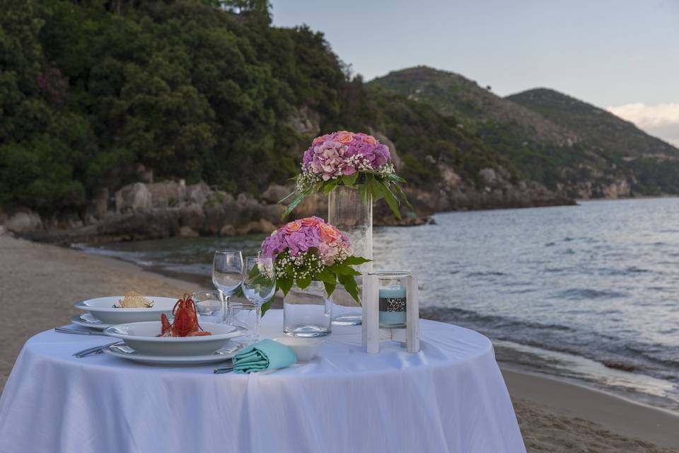 Cena sulla spiaggia